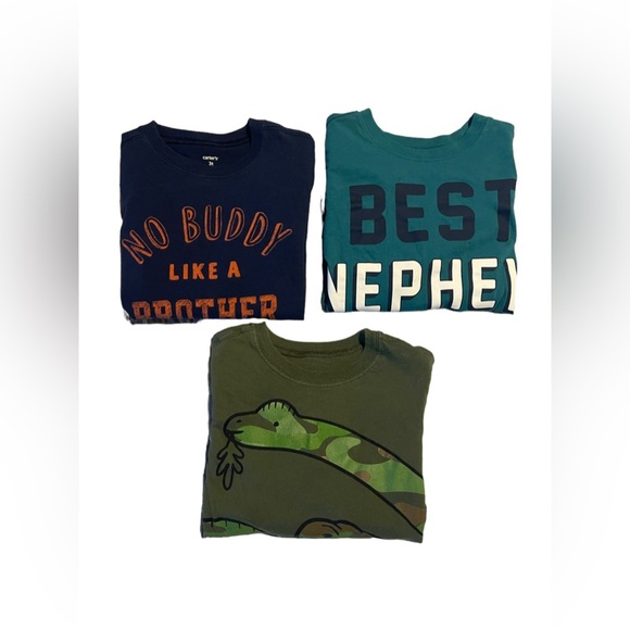 Carter's Other - Carter’s Boys Long Sleeve T-Shirts Tees Bundle of 3